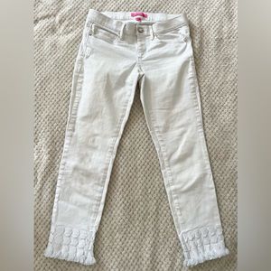 Lilly white ankle jeans